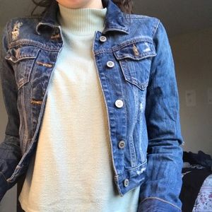 cropped denim jacket